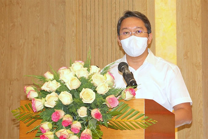  Ông Nguyễn Hải Ninh, Bí thư Tỉnh ủy Khánh Hòa, Phát biểu tại cuộc họp.