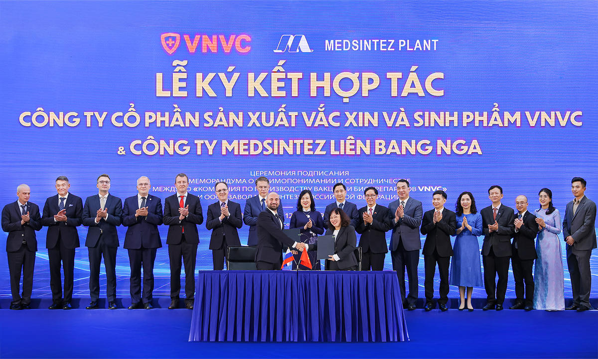 Nga - Việt hợp tác hướng tới mục tiêu sản xuất thuốc, vaccine thế hệ mới tại VNVC