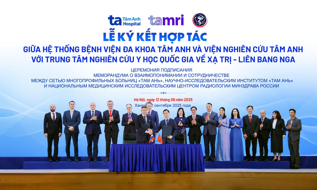 Hệ thống BVĐK Tâm Anh và Trung tâm Nghiên cứu ung thư Quốc gia Nga ký hợp tác về công nghệ mới trong chẩn đoán và điều trị ung thư