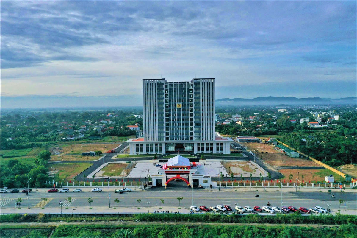 Trung tâm chỉ huy Công an tỉnh Quảng Ngãi. Ảnh: CV.