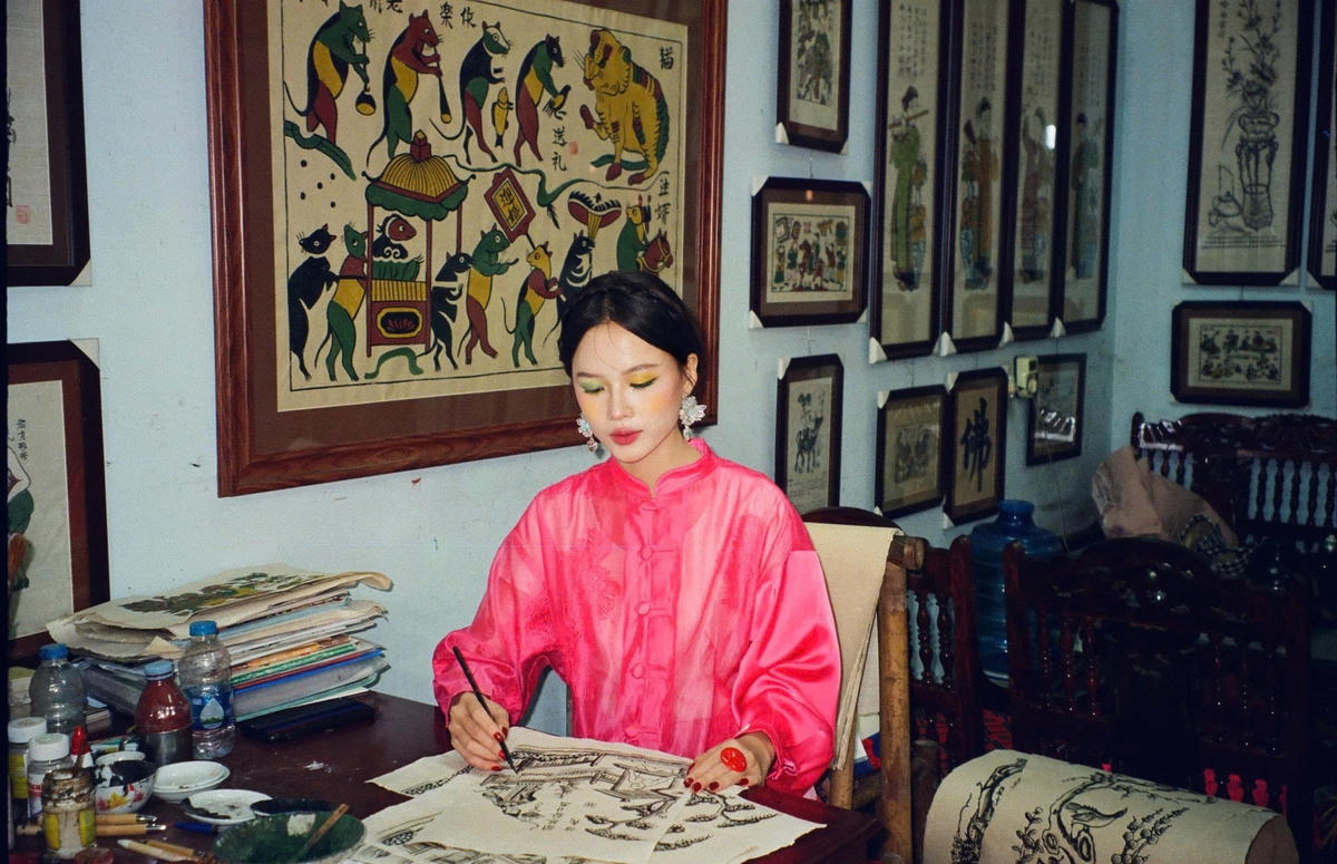 Ảnh kèm bài Làng nghề truyền thống ngày 9-9.