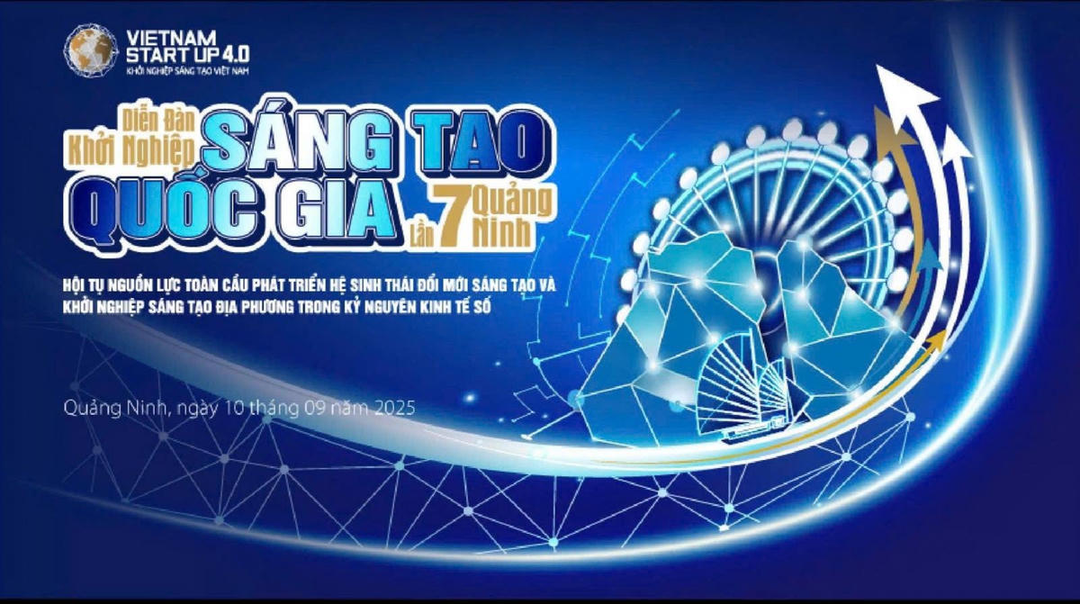 Diễn đàn Khởi nghiệp sáng tạo Quốc gia lần thứ 7 - Quảng Ninh 2025 sẽ diễn ra vào ngày 10/9 tại phường Bãi Cháy (Quảng Ninh).