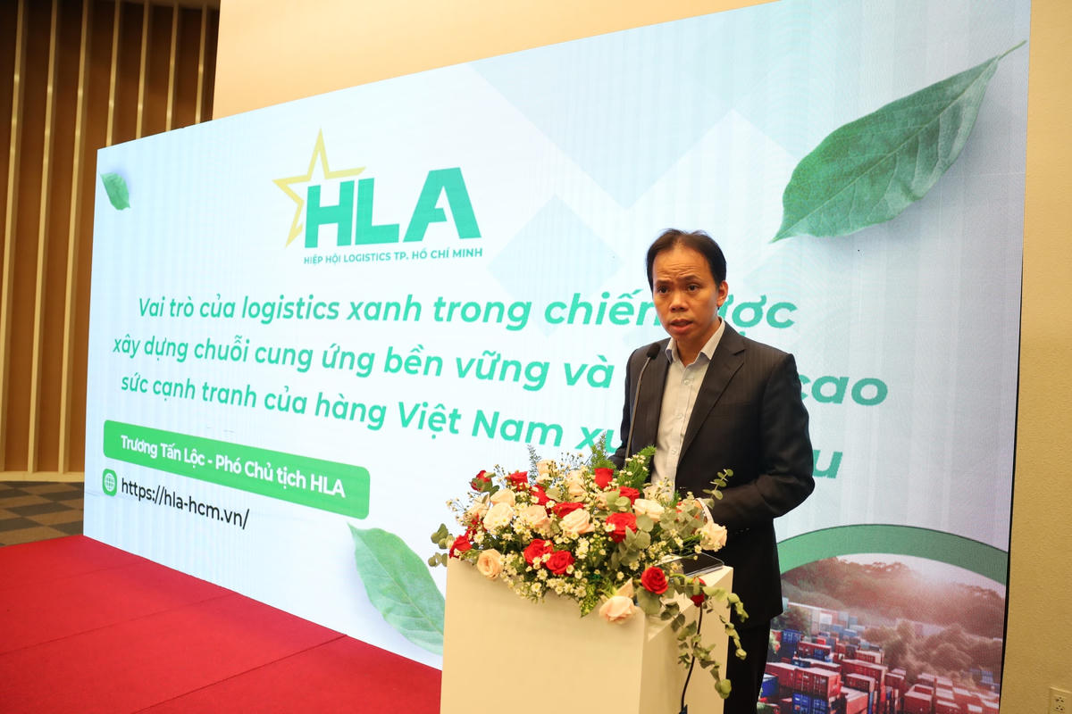 Ông Trương Tấn Lộc, Phó Chủ tịch Hiệp hội Logistics Thành phố Hồ Chí Minh (HLA)