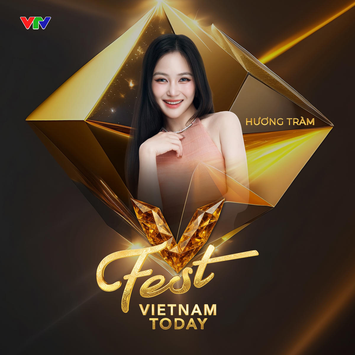 Ca sĩ Hương Tràm xuất hiện trong chương trình. Ảnh: VTV.