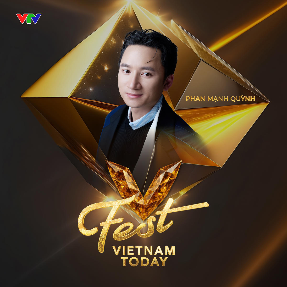 Ca sĩ Phan Mạnh Quỳnh xuất hiện trong chương trình. Ảnh: VTV