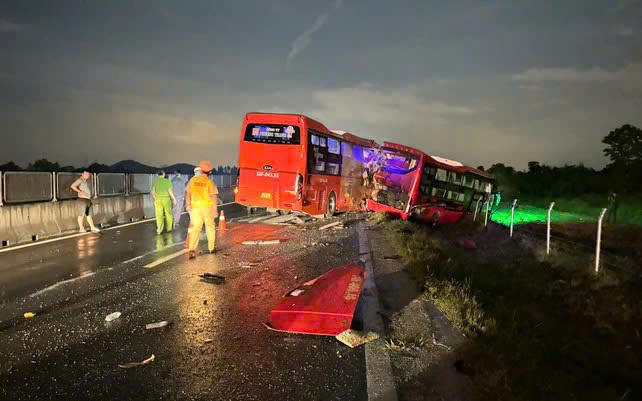 Hiện trường vụ tai nạn. Ảnh: TT.