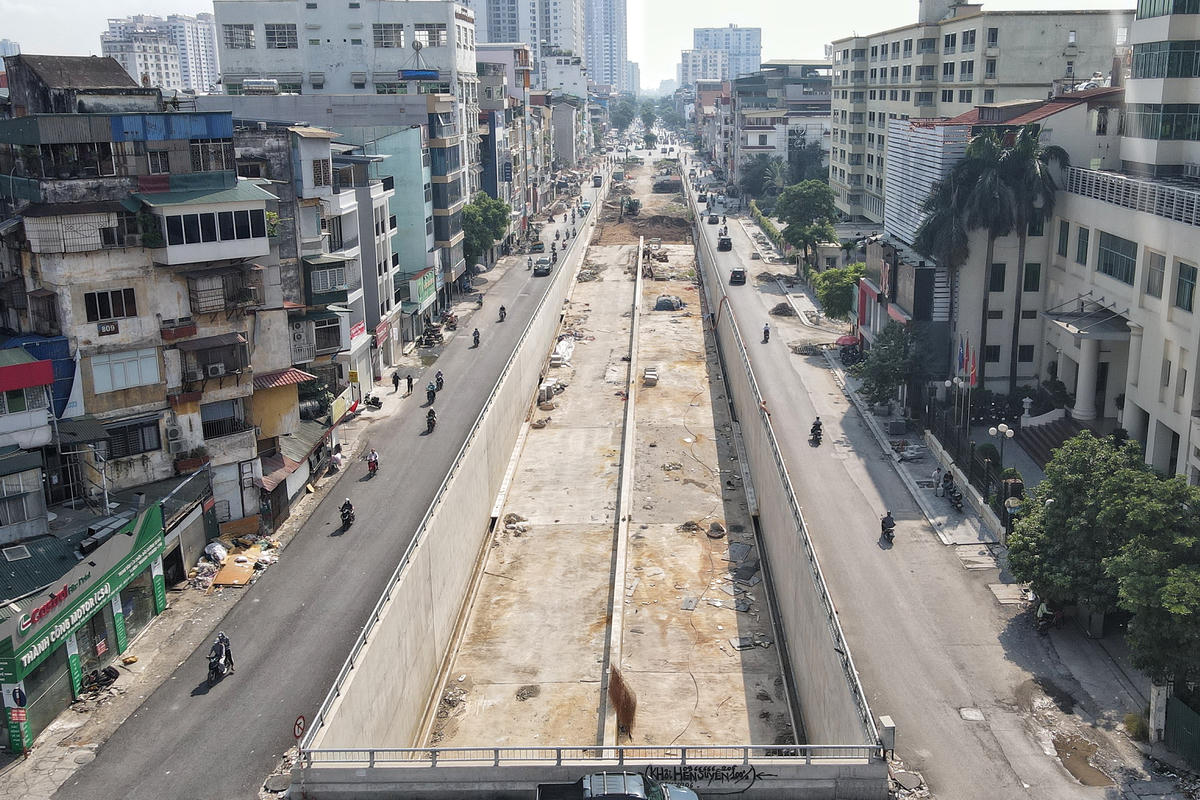 Theo ông Trang, đến thời điểm hiện tại, dự án đã hoàn thành khoảng 75% khối lượng xây dựng.