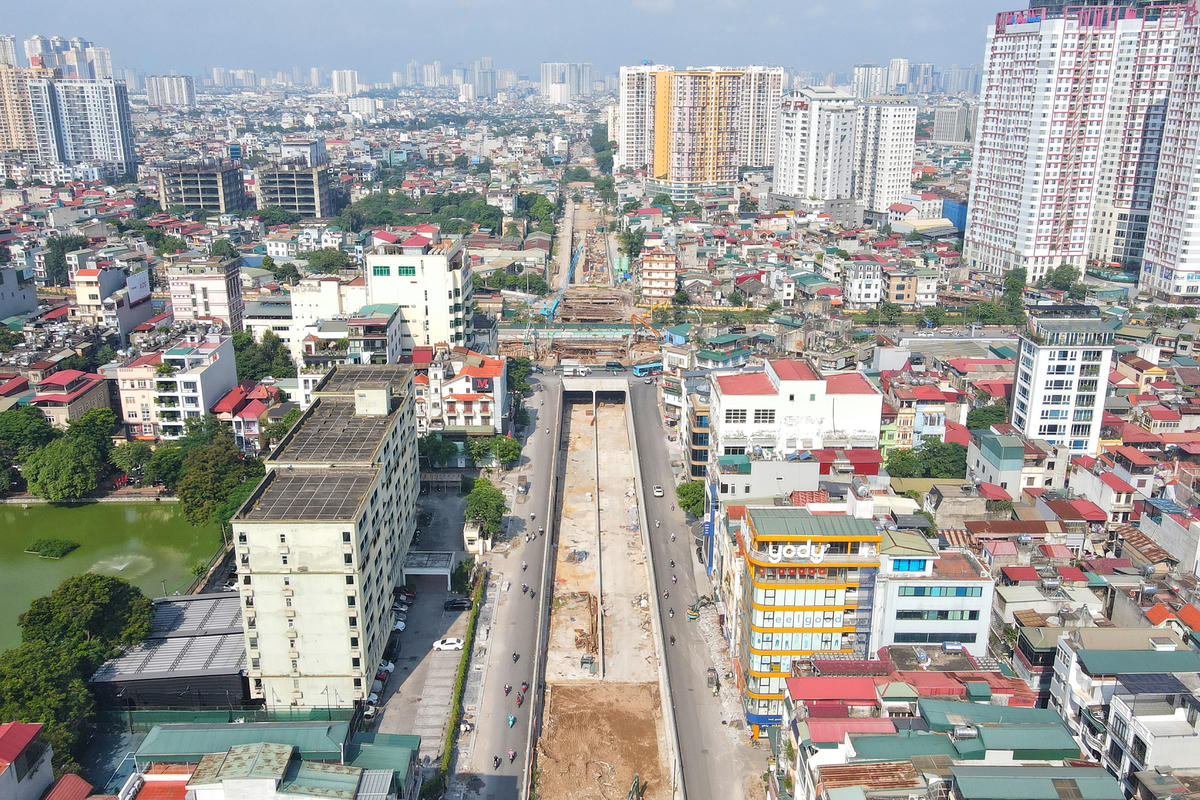 Sau khi dự án hoàn thành, sẽ kết nối với tuyến đường Vành đai 2,5 cũng đang triển khai thi công.