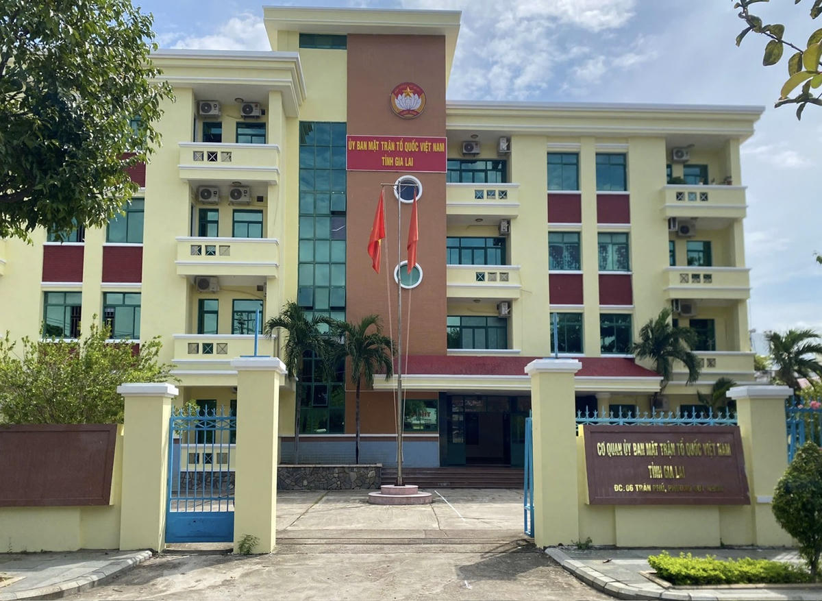 Trụ sở Ủy ban Mặt trận Tổ quốc Việt Nam tỉnh Gia Lai. Ảnh: CV.