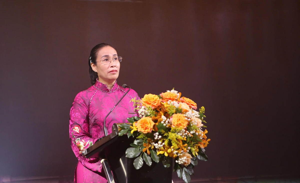 Bà Nguyễn Thị Anh Thi, Phó Chủ tịch UBND TP Đà Nẵng phát động cuộc thi. Ảnh: Nguyễn Tú.