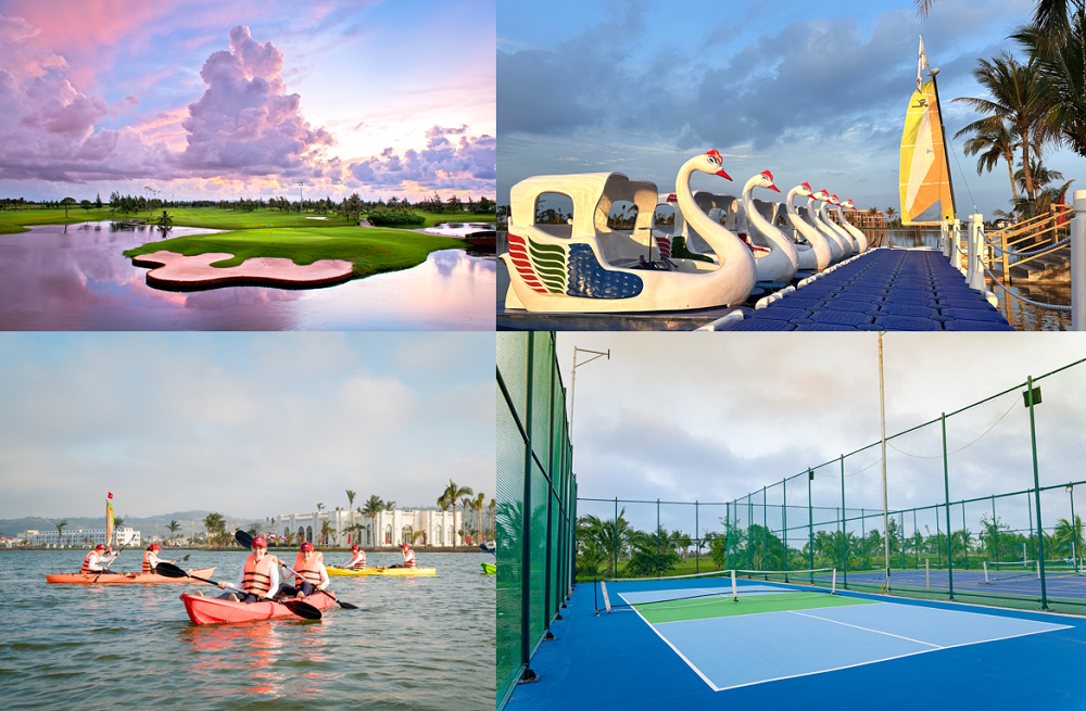 Ruby Tree Golf Villas là điểm đến hoàn hảo cho những người yêu thích thể thao.