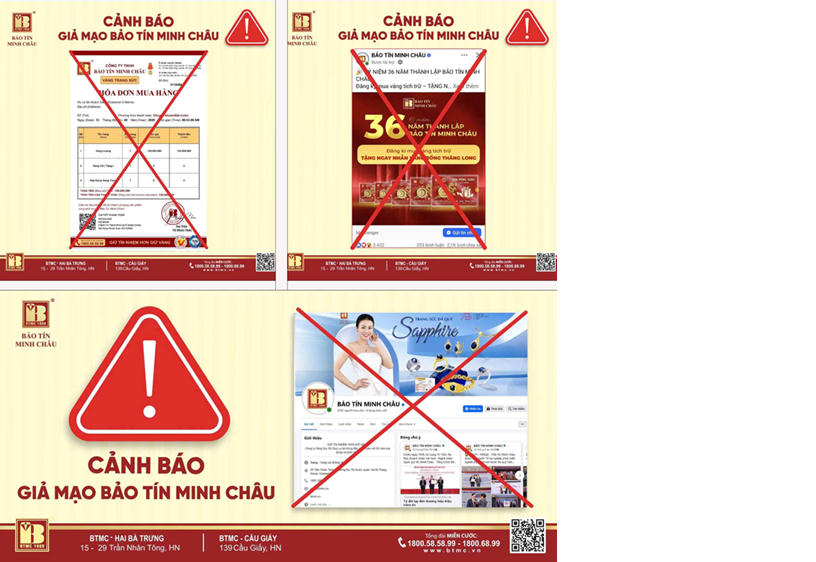 Nhiều fanpage có tích xanh và tài khoản Facebook mạo danh Bảo Tín Minh Châu.