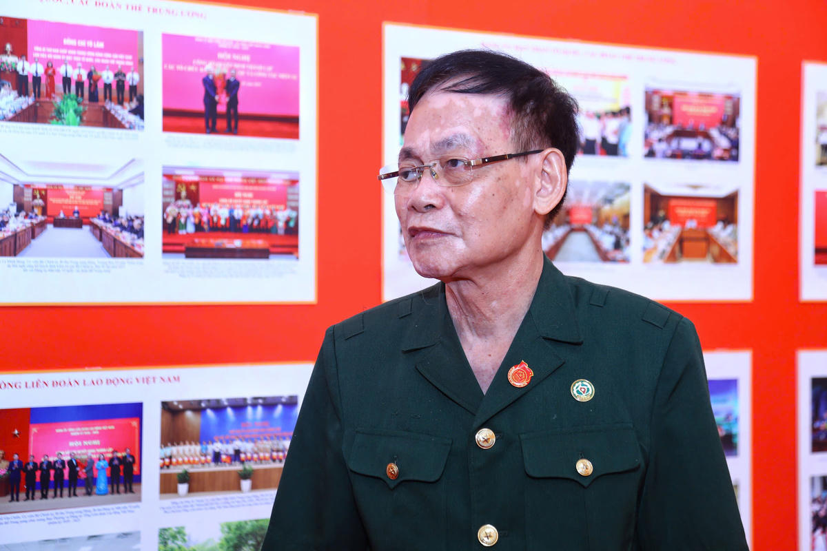 Ông Ngô Văn Tuyến, Thường trực Đoàn chủ tịch Trung ương Hội Cựu Thanh niên xung phong Việt Nam. Ảnh: Lê Khánh.