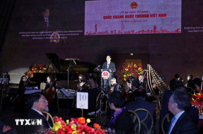  Chủ tịch nước Lương Cường phát biểu. (Ảnh: Lâm Khánh/TTXVN) 