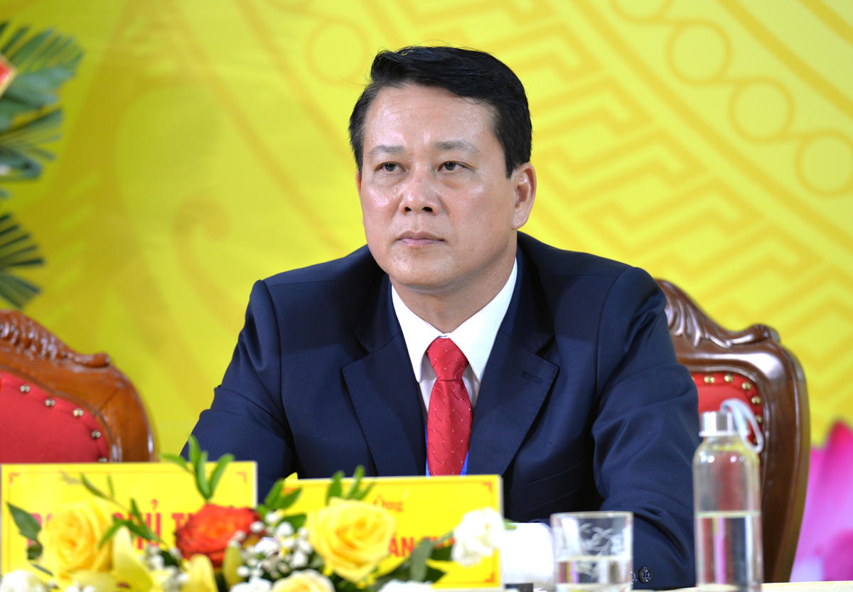   Ông Dương Văn Thanh được bầu làm Chủ tịch Ủy ban MTTQ Việt Nam phường Phong Cốc khóa I, nhiệm kỳ 2025 - 2030. Ảnh: Ngọc Anh.