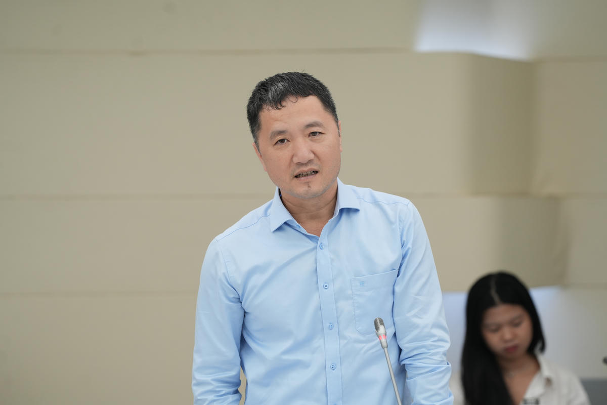 Ông Bùi Văn Mạnh - Giám đốc Sở Du lịch Ninh Bình phát biểu tại lễ ký kết