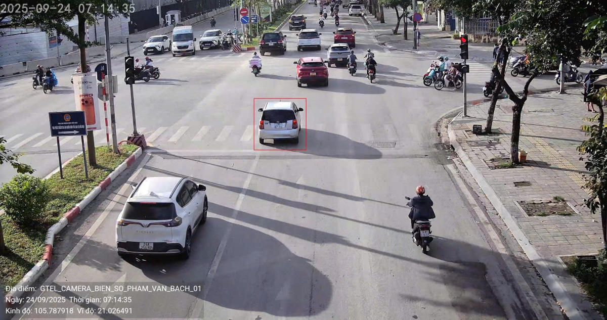 Các phương tiện vi phạm sẽ bị xử lý phạt nguội. Ảnh Cục CSGT.