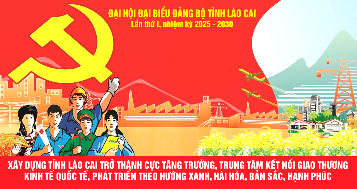  Đại hội đại biểu Đảng bộ tỉnh lần thứ I, nhiệm kỳ 2025-2030, Lào Cai sẽ không nhận hoa, quà chúc mừng.