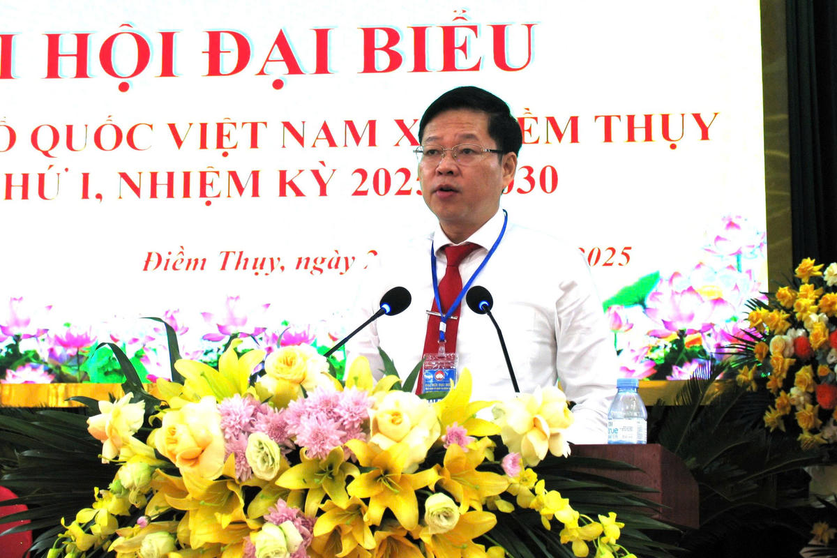 Ông Đinh Quang Tuyên - Phó Bí thư Tỉnh ủy, Chủ tịch Ủy ban MTTQ tỉnh Thái Nguyên. Ảnh: Toán Nguyễn.