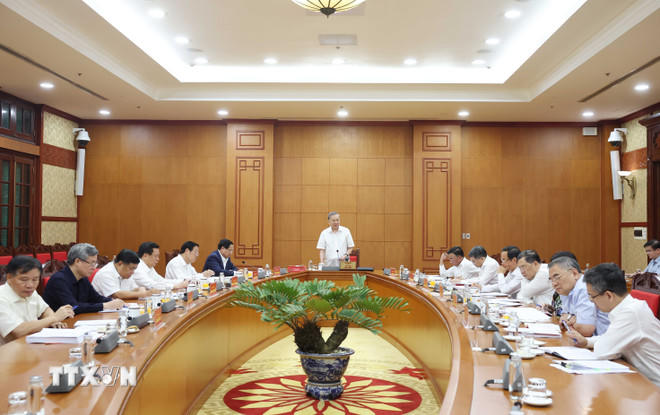  Tổng Bí thư Tô Lâm phát biểu. (Ảnh: Thống Nhất/TTXVN) 
