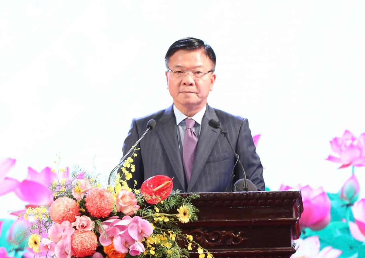   Phó Thủ tướng Lê Thành Long phát biểu tại Đại hội. Ảnh: Trần Huấn.  