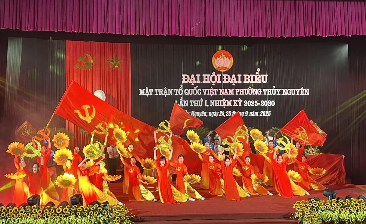 Một tiết mục văn nghệ đặc sắc tại Đại hội. Ảnh: PT. 