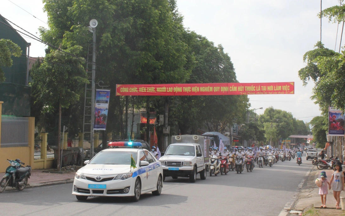   Tuyên truyền phòng, chống tác hại thuốc lá ở Lai Châu. Ảnh: TL  