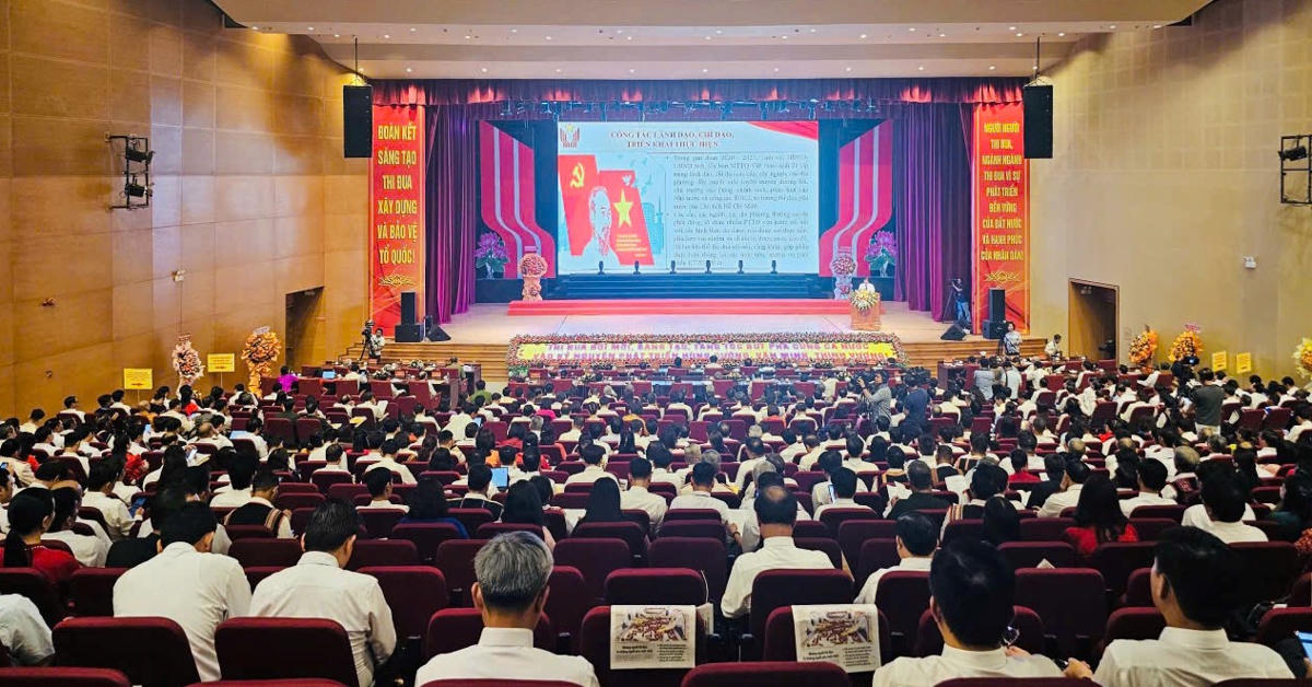   Quang cảnh Đại hội Thi đua yêu nước tỉnh Gia Lai lần thứ I, nhiệm kỳ 2025-2030. Ảnh: CV.  