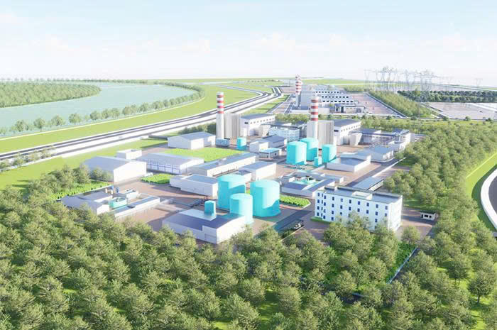 Phối cảnh Nhà máy nhiệt điện LNG Hải Phòng.