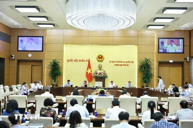  Quang cảnh phiên họp. (Ảnh: Minh Đức/TTXVN).