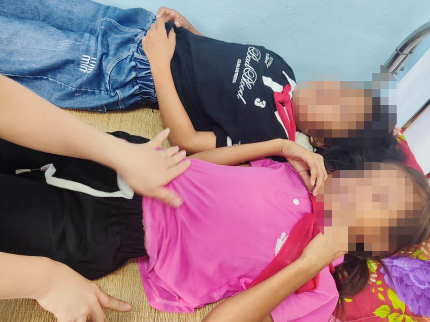 Gần 40 học sinh có biểu hiện đau bụng sau bữa ăn sáng tại trường. Ảnh: H.N