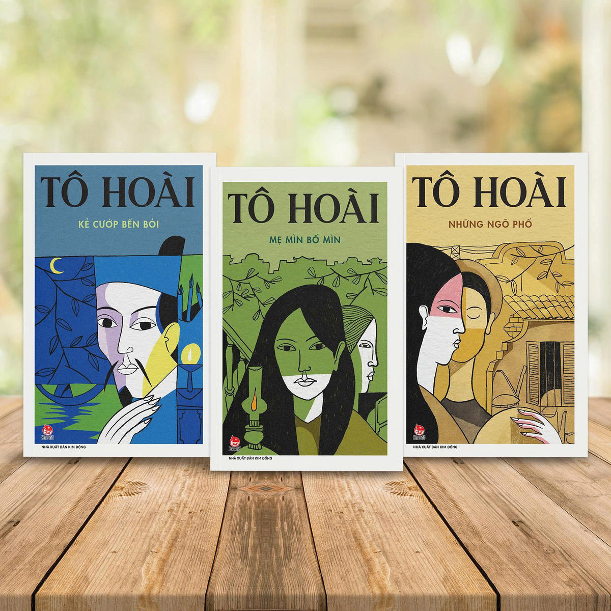 Ba tiểu thuyết mới của nhà văn Tô Hoài vừa được tái bản nhân kỉ niệm 105 năm ngày sinh của ông. Ảnh: P.Hà