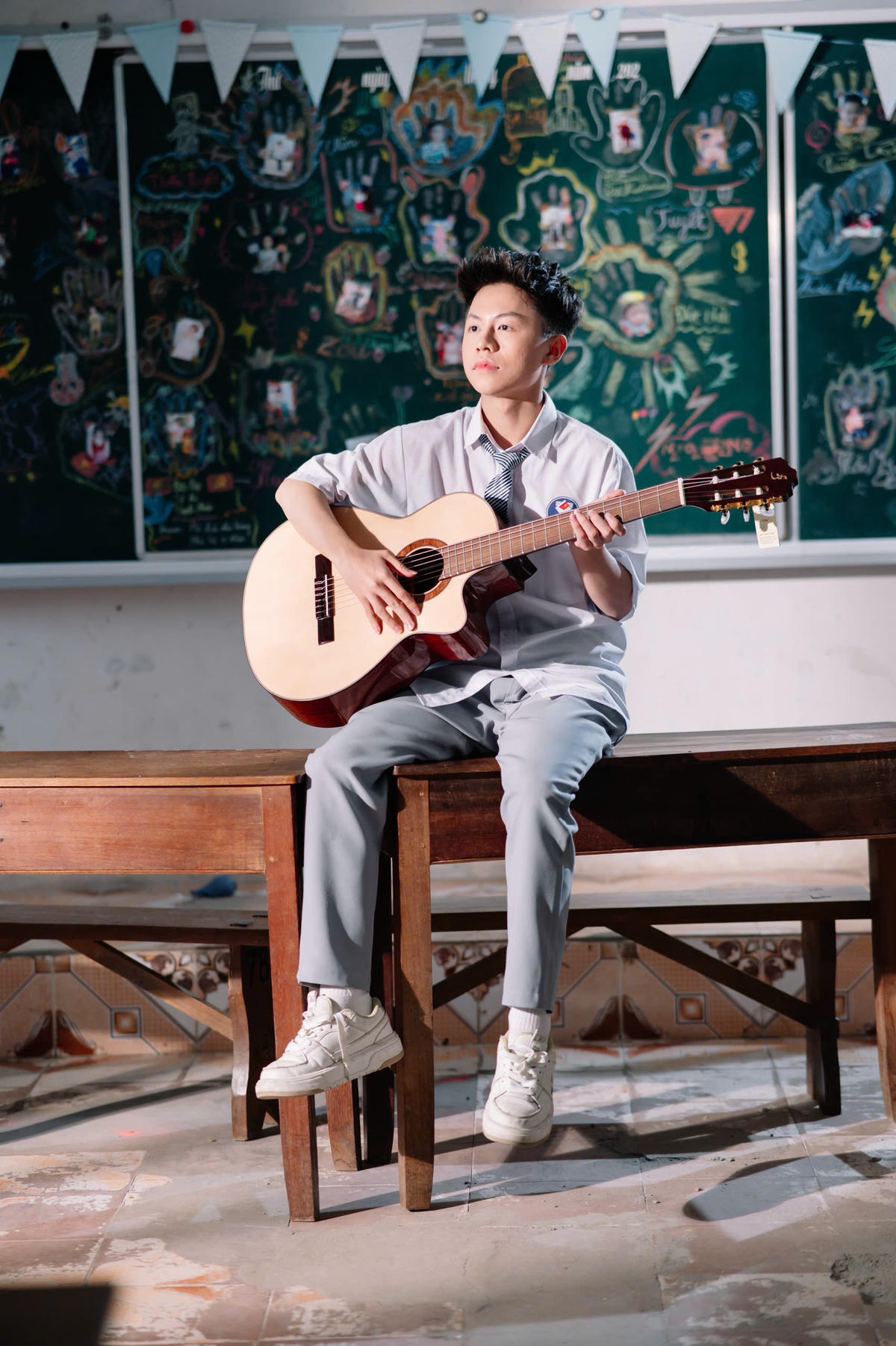 Tân sinh viên Vũ Thanh Phong đạt  29,5 điểm khối A00 