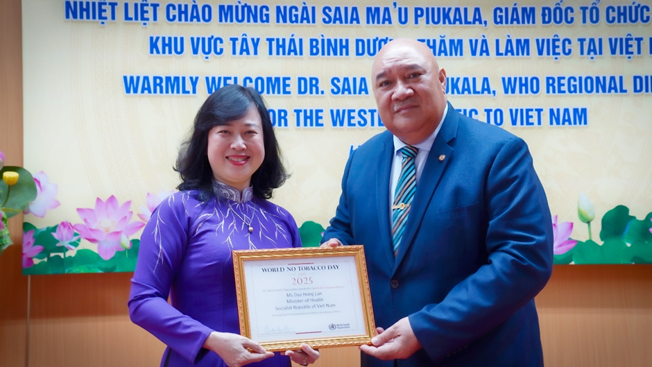 Cải cách thuế thuốc lá của Việt Nam được ghi nhận tại Liên Hợp Quốc