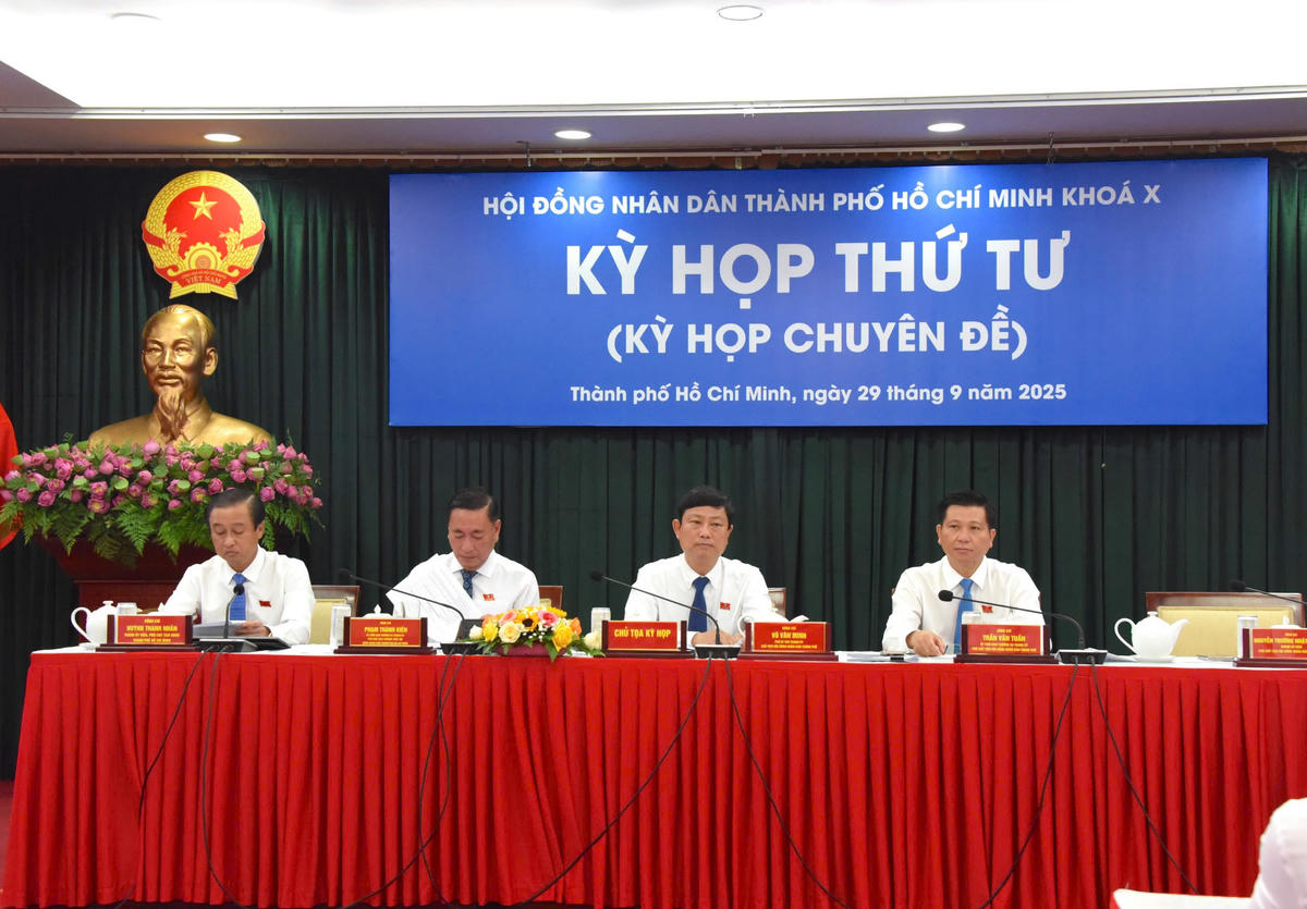 HĐND TP Hồ Chí Minh xem xét và quyết định một số vấn đề liên quan đến phát triển kinh tế - xã hội. Ảnh: M.H.