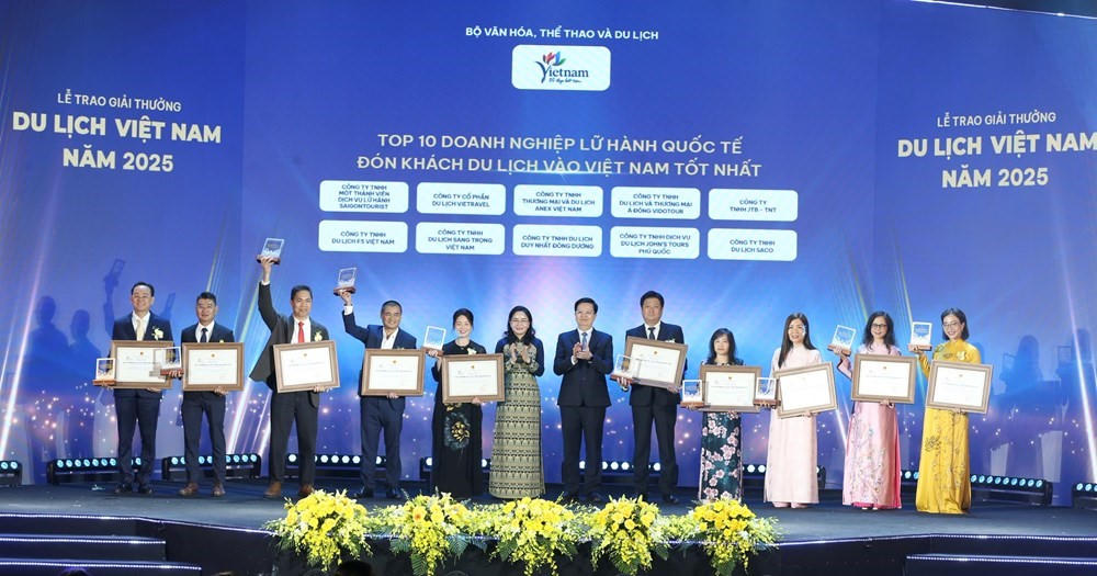 113 tập thể, doanh nghiệp được vinh danh tại Giải thưởng Du lịch Việt Nam 2025