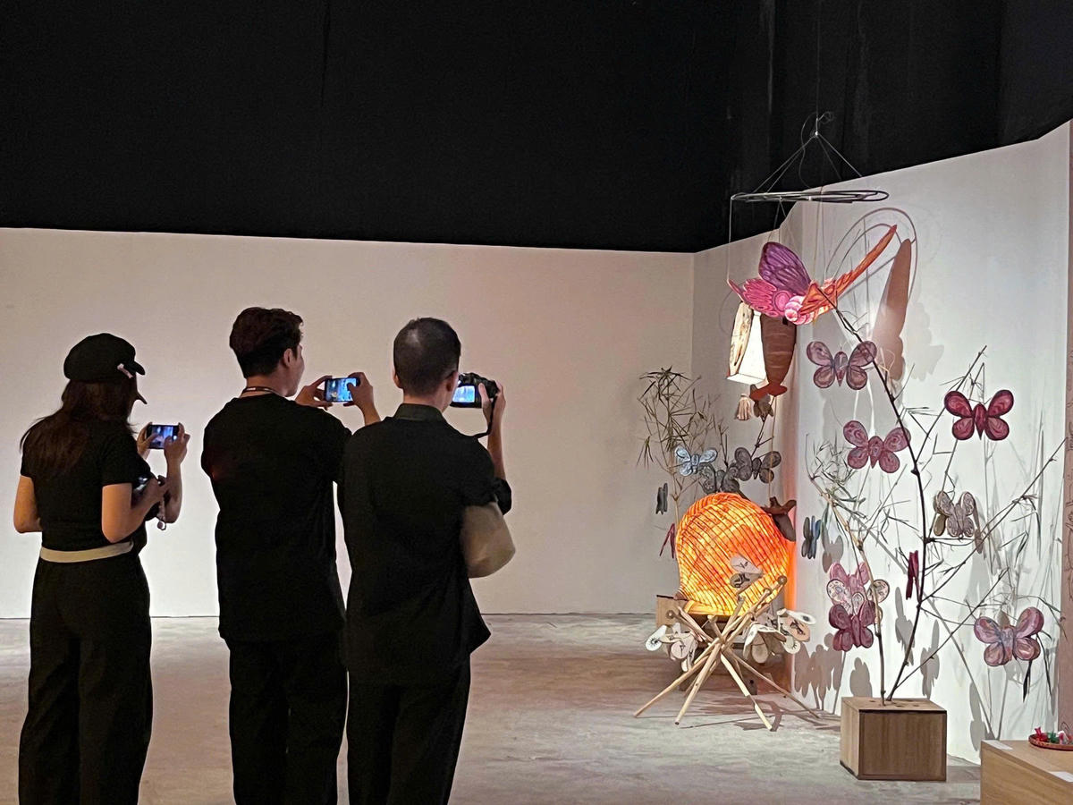 Không gian lễ hội Sắc Trung thu tại Bảo tàng Dân tộc Việt
Nam. Ảnh: BTDT.