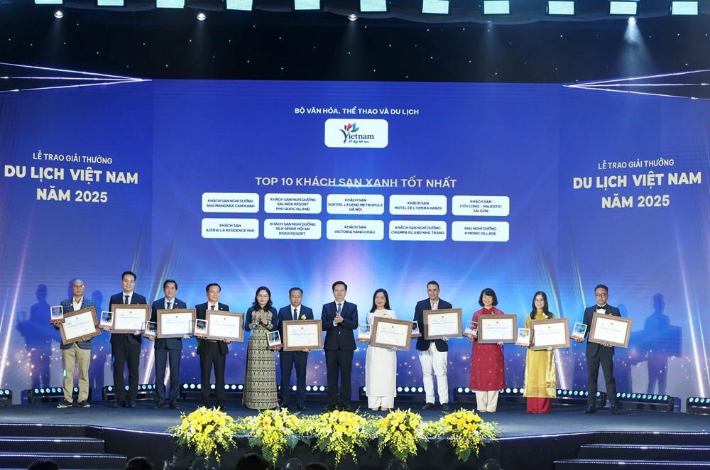 113 tập thể, doanh nghiệp được vinh danh tại Giải thưởng Du lịch Việt Nam 2025