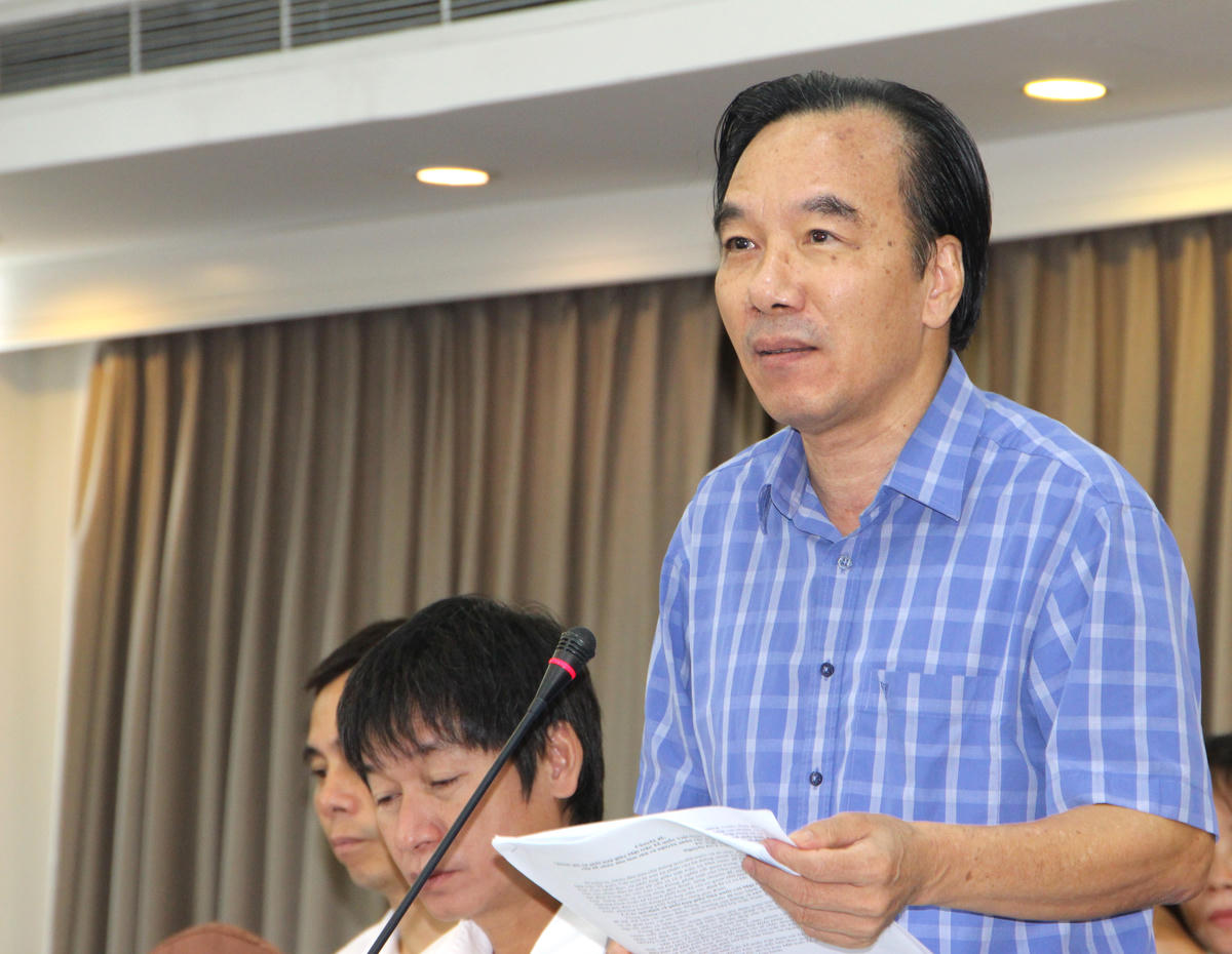 Các đại biểu đóng góp ý kiến tại hội thảo. Ảnh: Q.Đ.