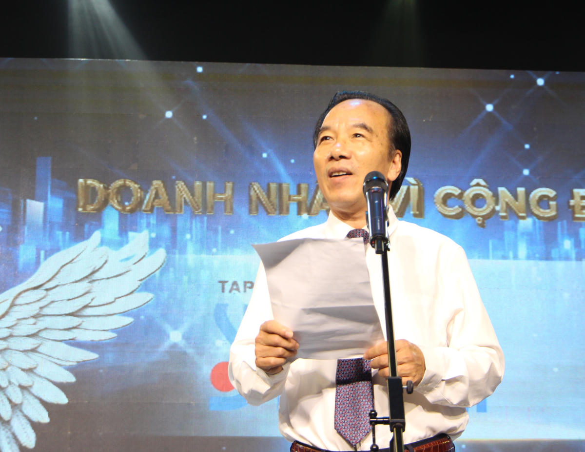 Ông Ngô Sách Thực
phát biểu tại chương trình. Ảnh: Q.Đ.