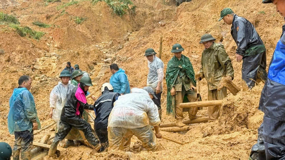 Một điểm sạt lở đất ở xã Lũng Cú gây thiệt hại về người. Ảnh: xã Lũng Cú.