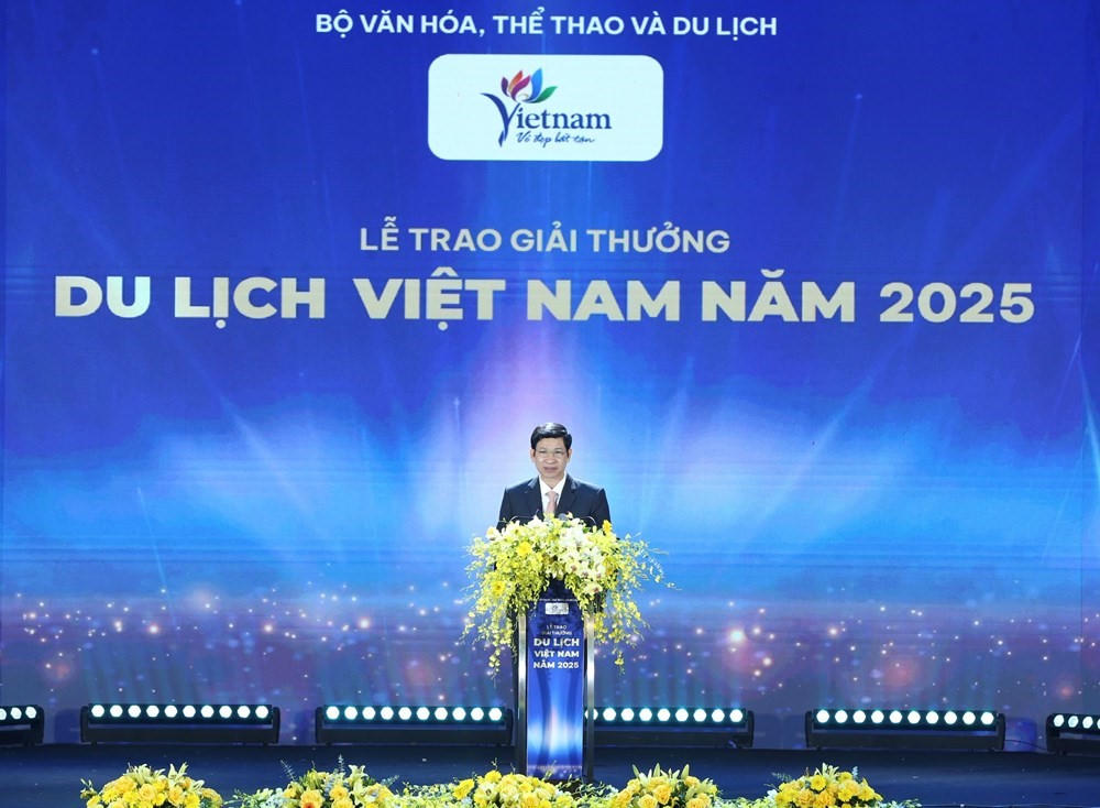 Thứ trưởng Hồ An Phong phát biểu tại Lễ trao giải