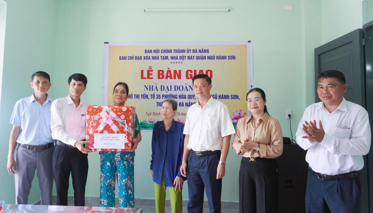 TP Đà Nẵng cảm ơn những đóng góp xóa nhà tạm, nhà dột nát