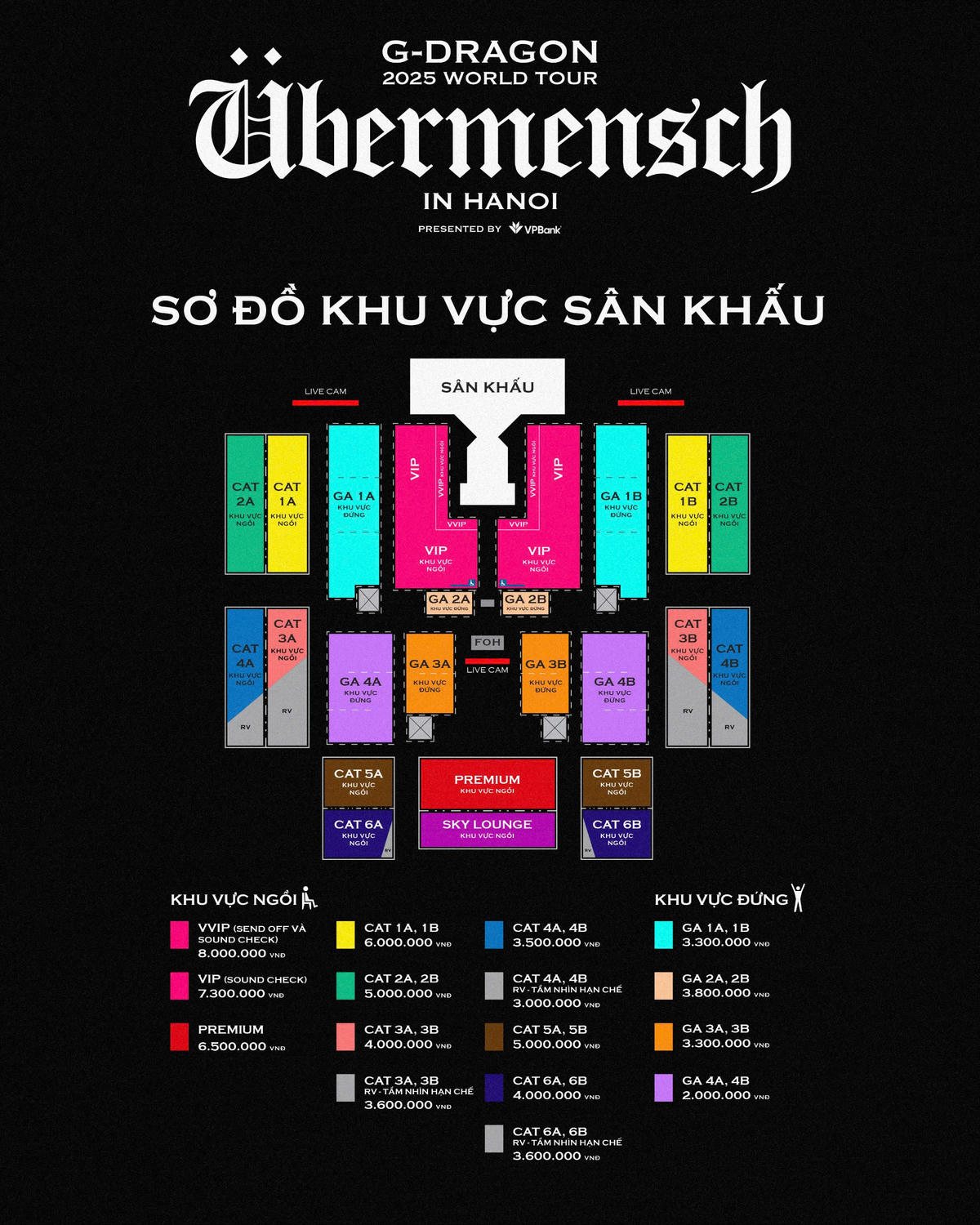 G-DRAGON 2025 WORLD TOUR [Übermensch]: Biểu tượng toàn cầu chính thức trở lại với chuyến lưu diễn được mong chờ bậc nhất tại các thành phố lớn