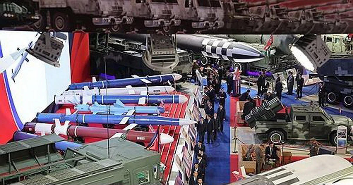 Triển lãm Quốc phòng Triều Tiên 2025. (Nguồn: Yonhap).