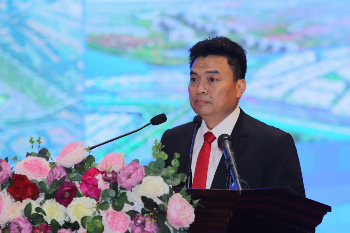 Ông Trịnh Huy Triều - Trưởng ban Quản lý Khu kinh tế Nghi Sơn và các khu công nghiệp tỉnh Thanh Hóa. Ảnh: BTH.