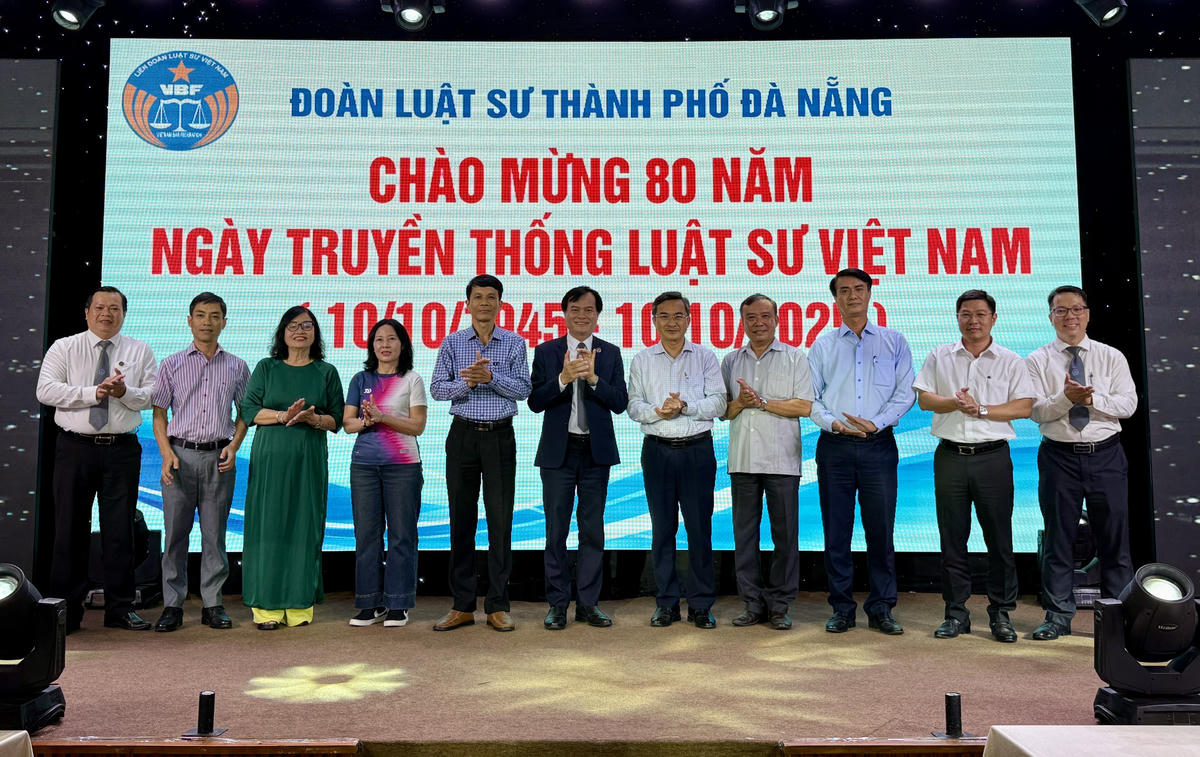 Lễ kỷ niệm 80 năm Ngày truyền thống Luật sư Việt Nam (10/10/1945 – 10/10/2025). Ảnh: Nguyễn Tú.