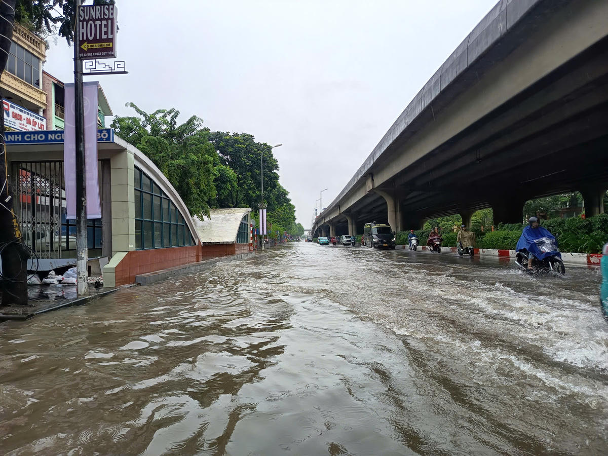 Các phương tiện cố gắng di chuyển.