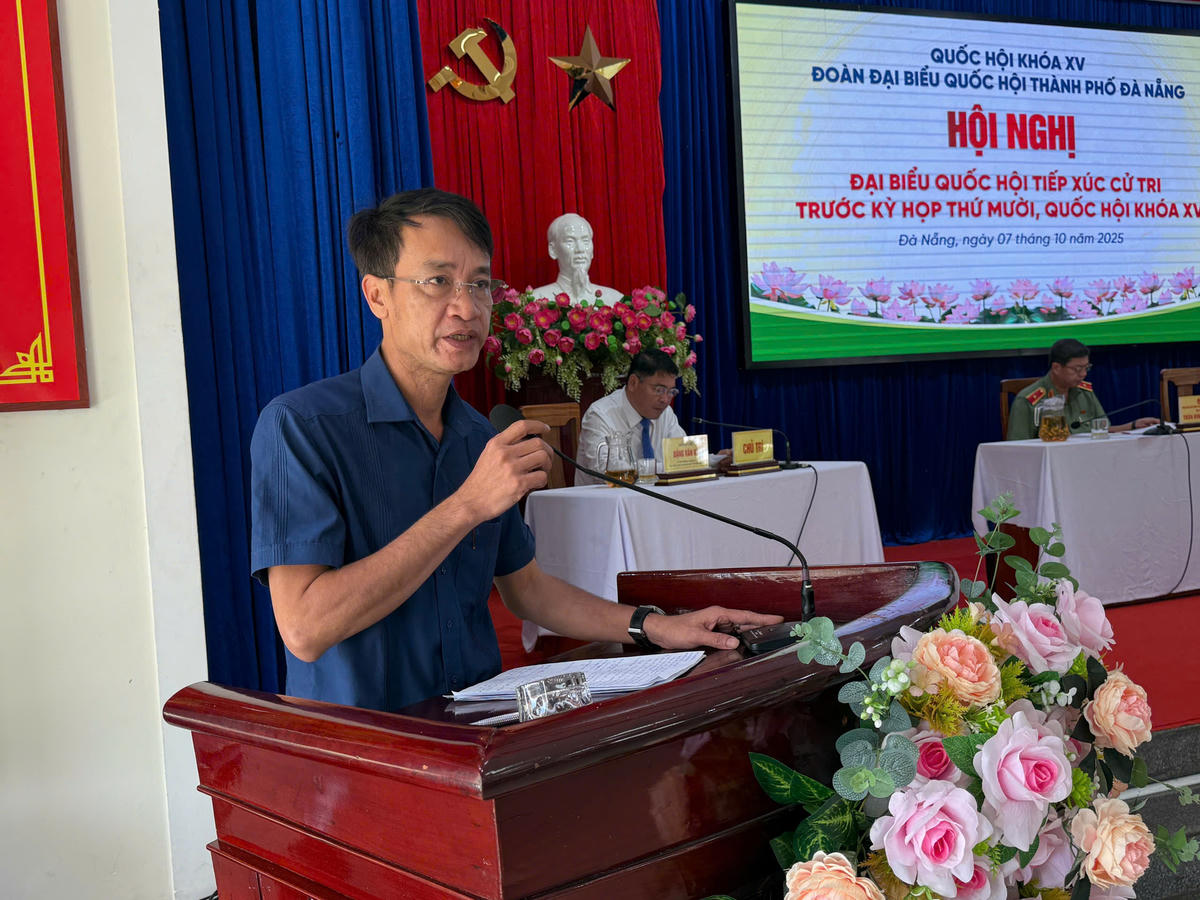 Ông Nguyễn Trường Sơn, Phó Giám đốc Sở Nông nghiệp và Môi trường TP Đà Nẵng. Ảnh: Nguyễn Tú.