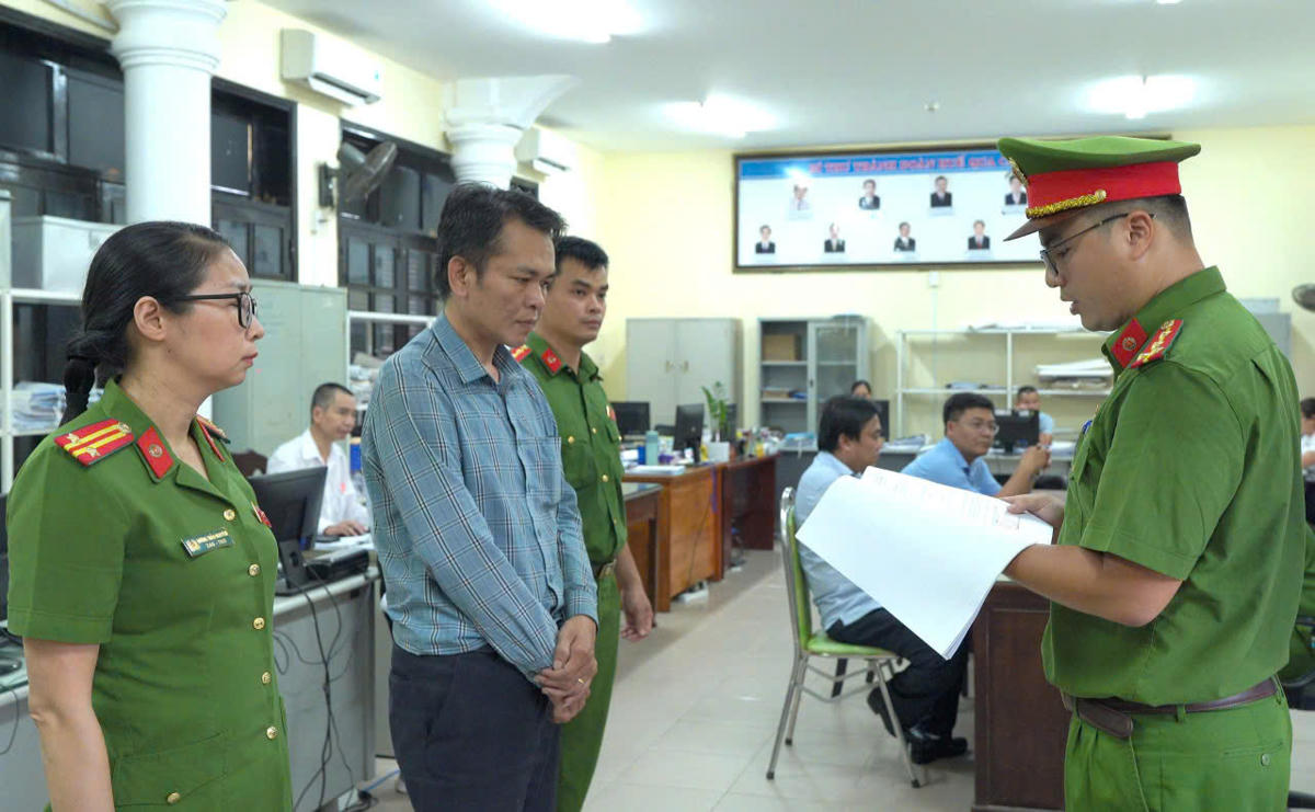 Đối tượng Hoàng Văn Thắng. Ảnh: T.H.